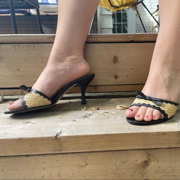 Nine West straw sandals - Picture 3 of 3